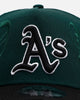 New Era Oakland Athletics 'Gothic Script Two Tone' 9FORTY A-Frame Snapback Dark Green/Black