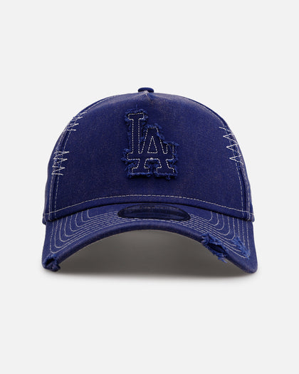 New Era Los Angeles Dodgers 'Distressed And Worn' 9FORTY A-Frame Casual Strapback Blue