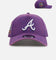 New Era Atlanta Braves 'Washed Purple' 9FORTY A-Frame Snapback Washed Purple