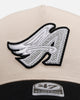 47 Brand Los Angeles Angels 'Herringbone' 47 Offside Snapback Natural/Black