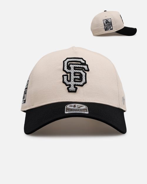 47 Brand San Francisco Giants 'Herringbone' 47 Offside Snapback Natural/Black