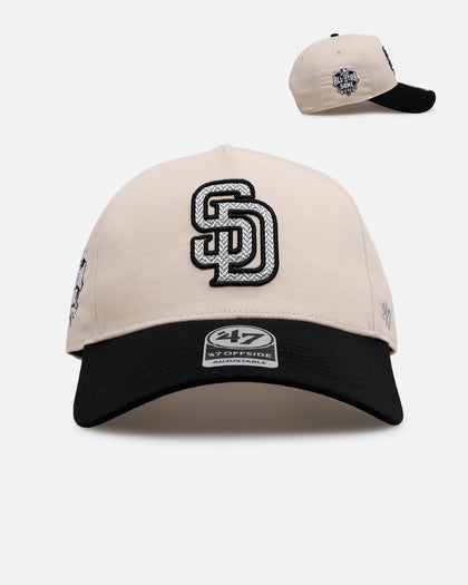 47 Brand San Diego Padres 'Herringbone' 47 Offside Snapback Natural/Black