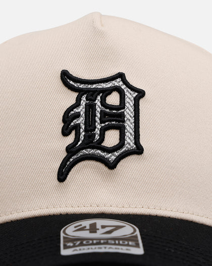 47 Brand Detroit Tigers 'Herringbone' 47 Offside Snapback Natural/Black