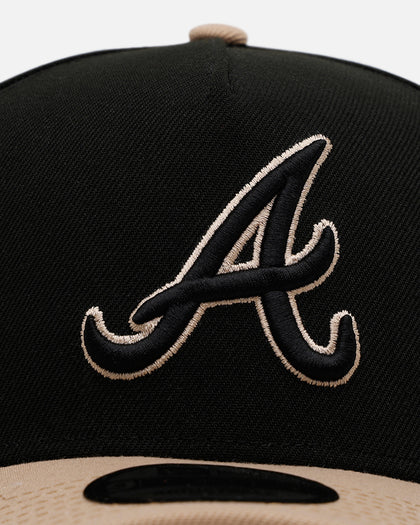New Era Atlanta Braves 'Desert Nights' 9FORTY A-Frame Snapback Black/Camel