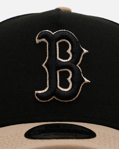 New Era Boston Red Sox 'Desert Nights' 9FORTY A-Frame Snapback Black/Camel