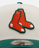 New Era Boston Red Sox 'Citrus' 9FORTY A-Frame Snapback Chrome/Green/Orange