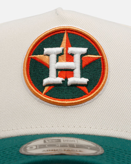 New Era Houston Astros 'Citrus' 9FORTY A-Frame Snapback Chrome/Green/Orange