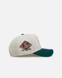 New Era Texas Rangers 'Citrus' 9FORTY A-Frame Snapback Chrome/Green/Orange