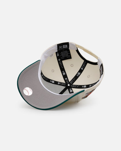 New Era Texas Rangers 'Citrus' 9FORTY A-Frame Snapback Chrome/Green/Orange