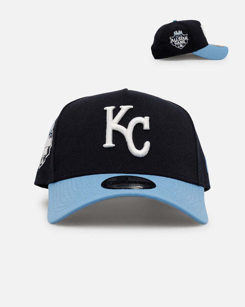 New Era Kansas City Royals 'Ocean' 9FORTY A-Frame Snapback Navy/Sky Blue