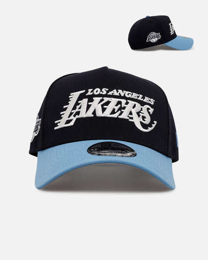 New Era Los Angeles Lakers 'Ocean' 9FORTY A-Frame Snapback Navy/Sky Blue