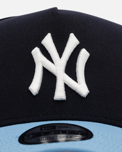 New Era New York Yankees 'Ocean' 9FORTY A-Frame Snapback Navy/Sky Blue