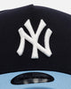New Era New York Yankees 'Ocean' 9FORTY A-Frame Snapback Navy/Sky Blue