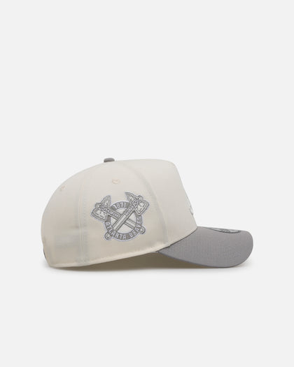 New Era Atlanta Braves 'Too Clean' 9FORTY A-Frame Snapback Chrome