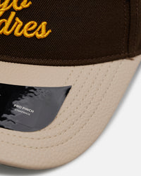 Pro Standard San Diego Padres 'Sovenir' Pinch Front Strapback Brown