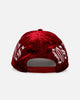 New Era Los Angeles Dodgers 'Velvet Gothic Script' 9FORTY A-Frame Snapback Maroon