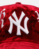 New Era New York Yankees 'Velvet Gothic Script' 9FORTY A-Frame Snapback Maroon