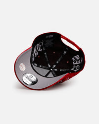 New Era San Diego Padres 'Velvet Gothic Script' 9FORTY A-Frame Snapback Maroon