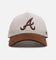 47 Brand Atlanta Braves 'Coconut' Offside DT Snapback Coconut