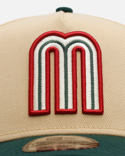 New Era Mexico National Baseball Team 'Vintage' 9FORTY A-Frame Snapback Vegas Gold