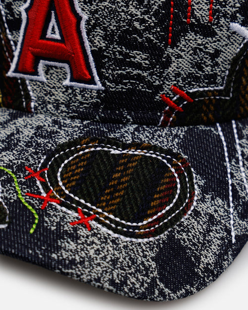 New Era Los Angeles Angels 'Running Stitch' 9FORTY A-Frame Snapback Multi