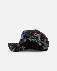 New Era Detroit Lions 'Running Stitch' 9FORTY A-Frame Snapback Multi