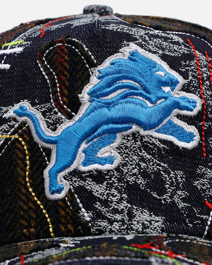 New Era Detroit Lions 'Running Stitch' 9FORTY A-Frame Snapback Multi