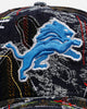New Era Detroit Lions 'Running Stitch' 9FORTY A-Frame Snapback Multi