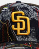 New Era San Diego Padres 'Running Stitch' 9FORTY A-Frame Snapback Multi