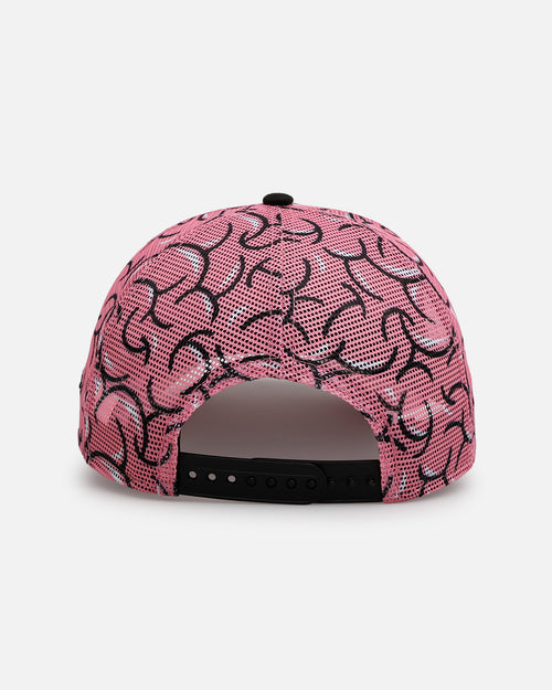 New Era New York Yankees 'Thoughtful' 9FORTY A-Frame Trucker Snapback Black/Pink