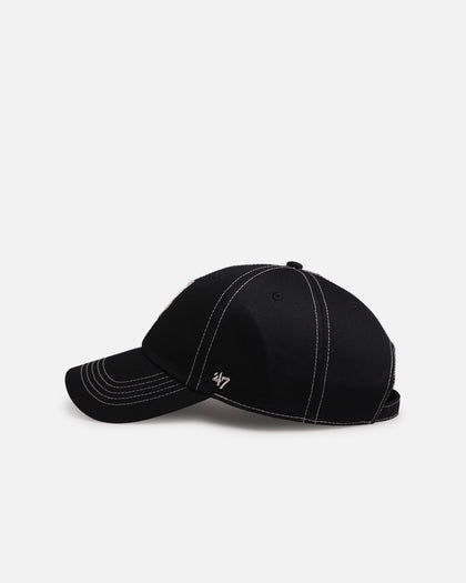 47 Brand Liverpool Football Club 'Contrast Stitch' 47 Clean Up Strapback Black/Bone