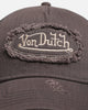 Von Dutch Distressed Patch Trucker Snapback Grey