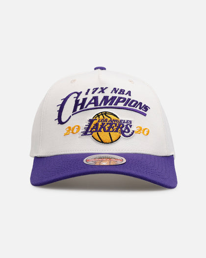 Mitchell & Ness Los Angeles Lakers 'NBA Elite Finals' MVP Snapback Cream/Purple