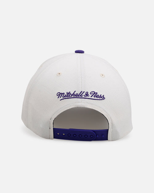 Mitchell & Ness Los Angeles Lakers 'NBA Elite Finals' MVP Snapback Cream/Purple