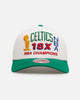 Mitchell & Ness Boston Celtics 'NBA Elite Finals' MVP Snapback Cream/Green