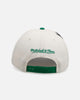 Mitchell & Ness Boston Celtics 'Shark Tooth' Pro Pinch Snapback Cream/Green