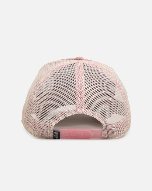 Von Dutch Von Dutch Trucker Snapback Hat Pink
