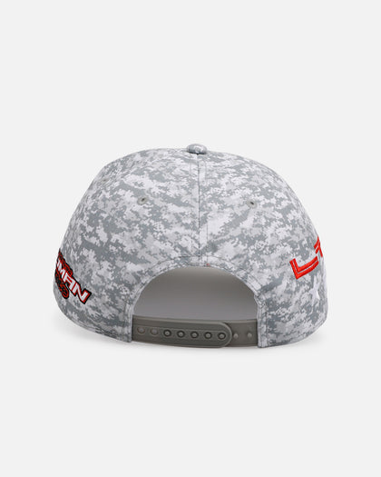 Loiter Neo Military Snapback Hat Snow Camo