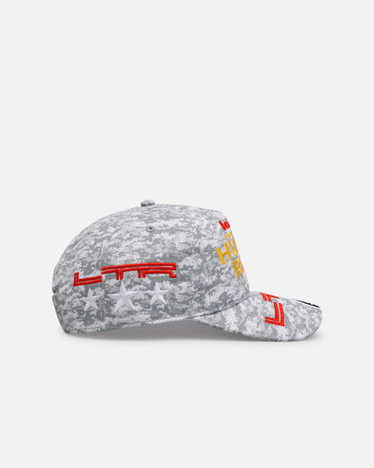 Loiter Neo Military Snapback Hat Snow Camo