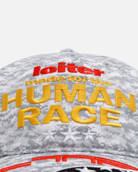 Loiter Neo Military Snapback Hat Snow Camo