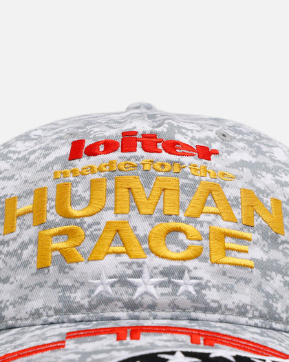 Loiter Neo Military Snapback Hat Snow Camo