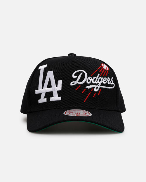 Mitchell & Ness Los Angeles Dodgers 'Busted' Pro Pinch Snapback Black