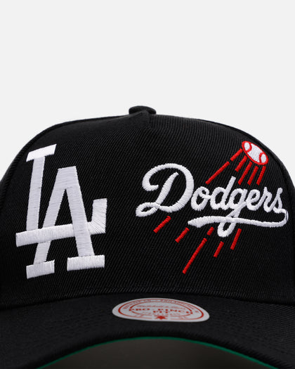 Mitchell & Ness Los Angeles Dodgers 'Busted' Pro Pinch Snapback Black