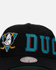 Mitchell & Ness Anaheim Ducks 'Busted' Pro Pinch Snapback Black