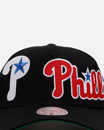 Mitchell & Ness Philadelphia Phillies 'Busted' Pro Pinch Snapback Black