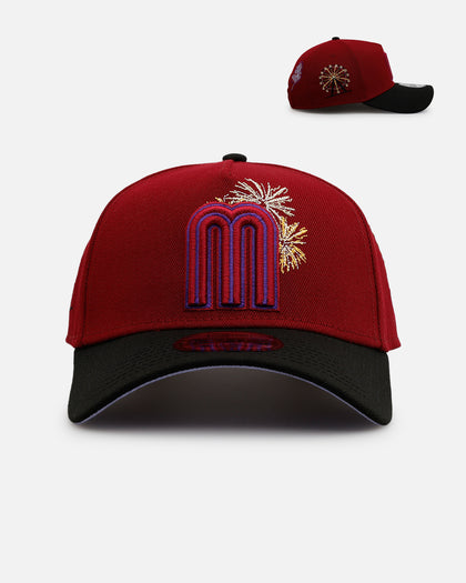 New Era Mexico National Baseball Team 'Carnival' 9FORTY A-Frame Snapback Cardinal