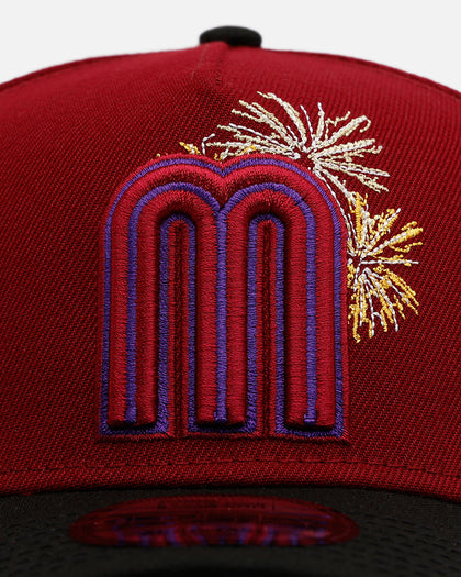 New Era Mexico National Baseball Team 'Carnival' 9FORTY A-Frame Snapback Cardinal