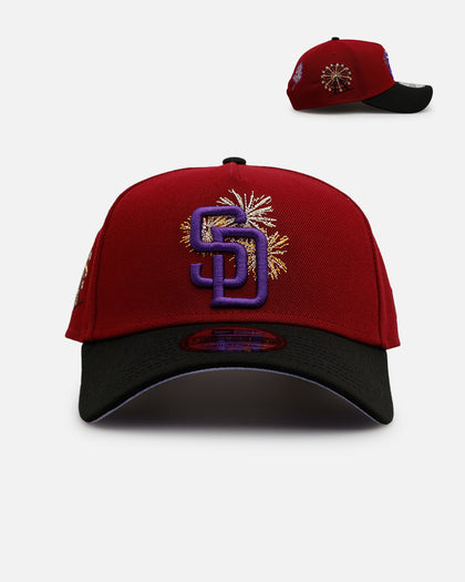 New Era San Diego Padres 'Carnival' 9FORTY A-Frame Snapback Cardinal