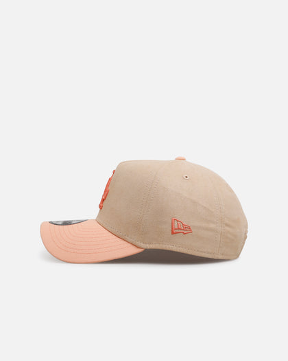 New Era Los Angeles Dodgers 'Peach Suede' 9FORTY A-Frame Snapback Peach