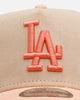 New Era Los Angeles Dodgers 'Peach Suede' 9FORTY A-Frame Snapback Peach